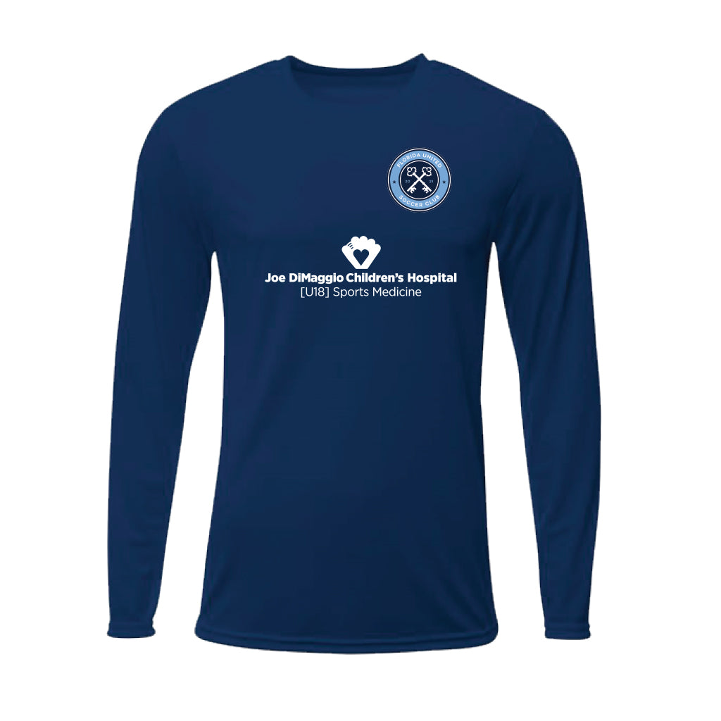 Sport Tek - Long Sleeve Training Top - Navy Blue