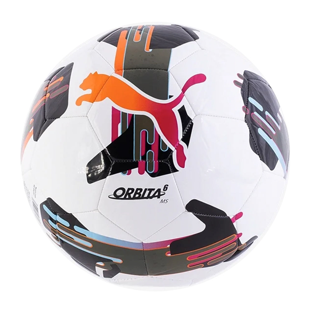 Puma - Orbita 6 MS Soccer Ball - White/Multicolor