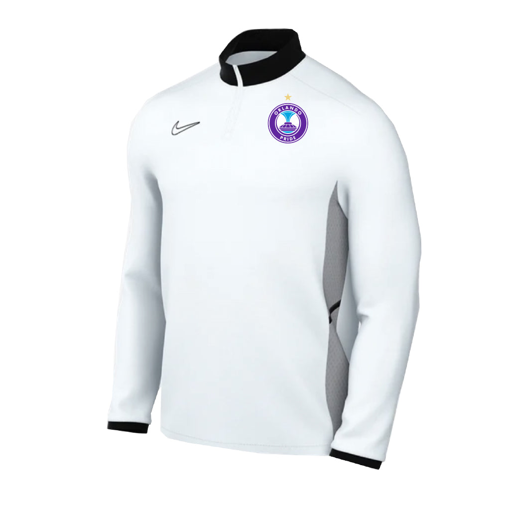 Nike - Academy 25 1/4 Zip Drill Top - White
