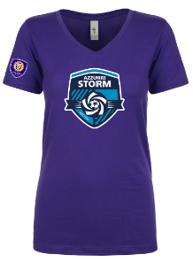 Azzurri Shield Womens V Neck Tee