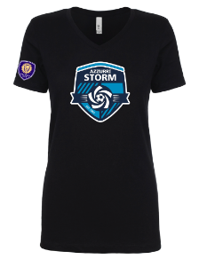 Azzurri Shield Womens V Neck Tee