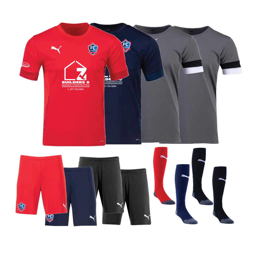 FC America - Maine - Field Player - Mandatory Kit - Before checkout you can add more individual items