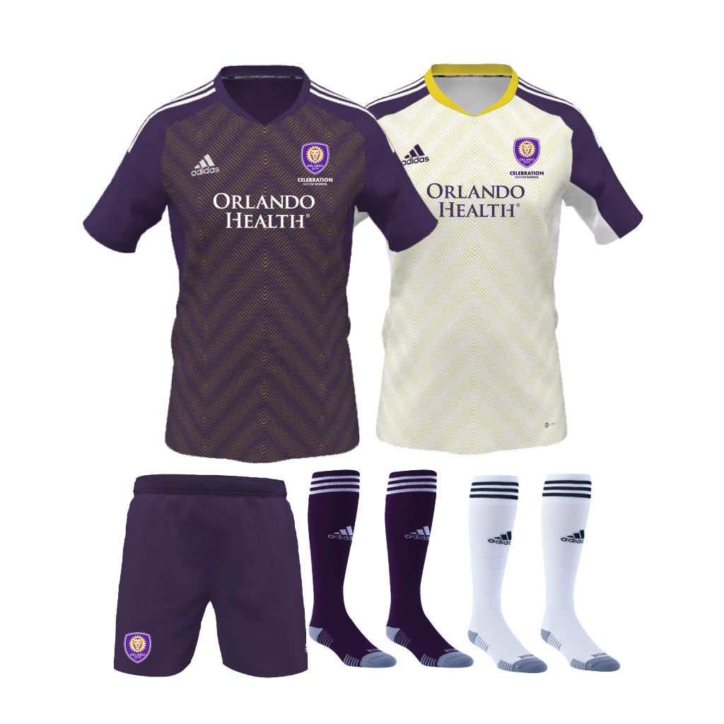 Orlando City Celebration - below is mandatory kit - additional items can be added before checkout