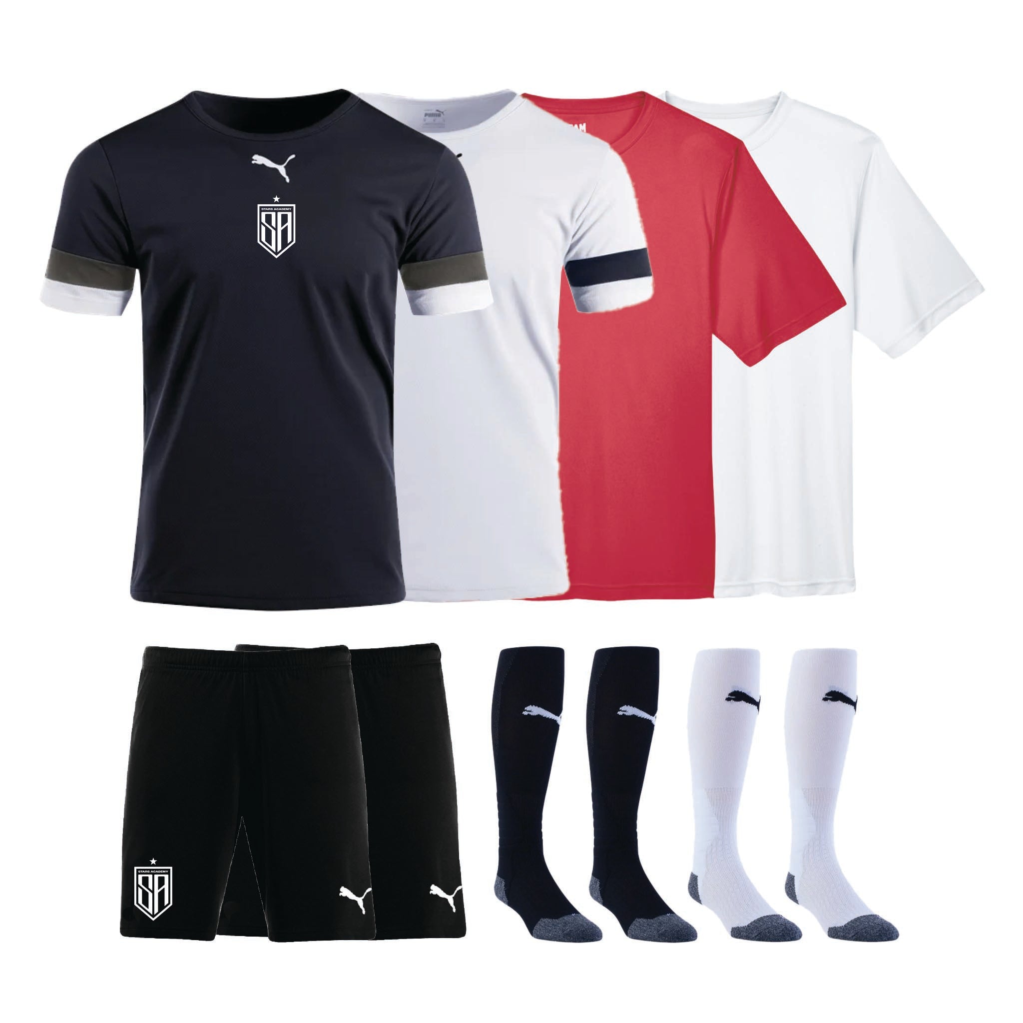 Stars Academy - Field Player - Mandatory Kit - Before checkout you can add more individual items