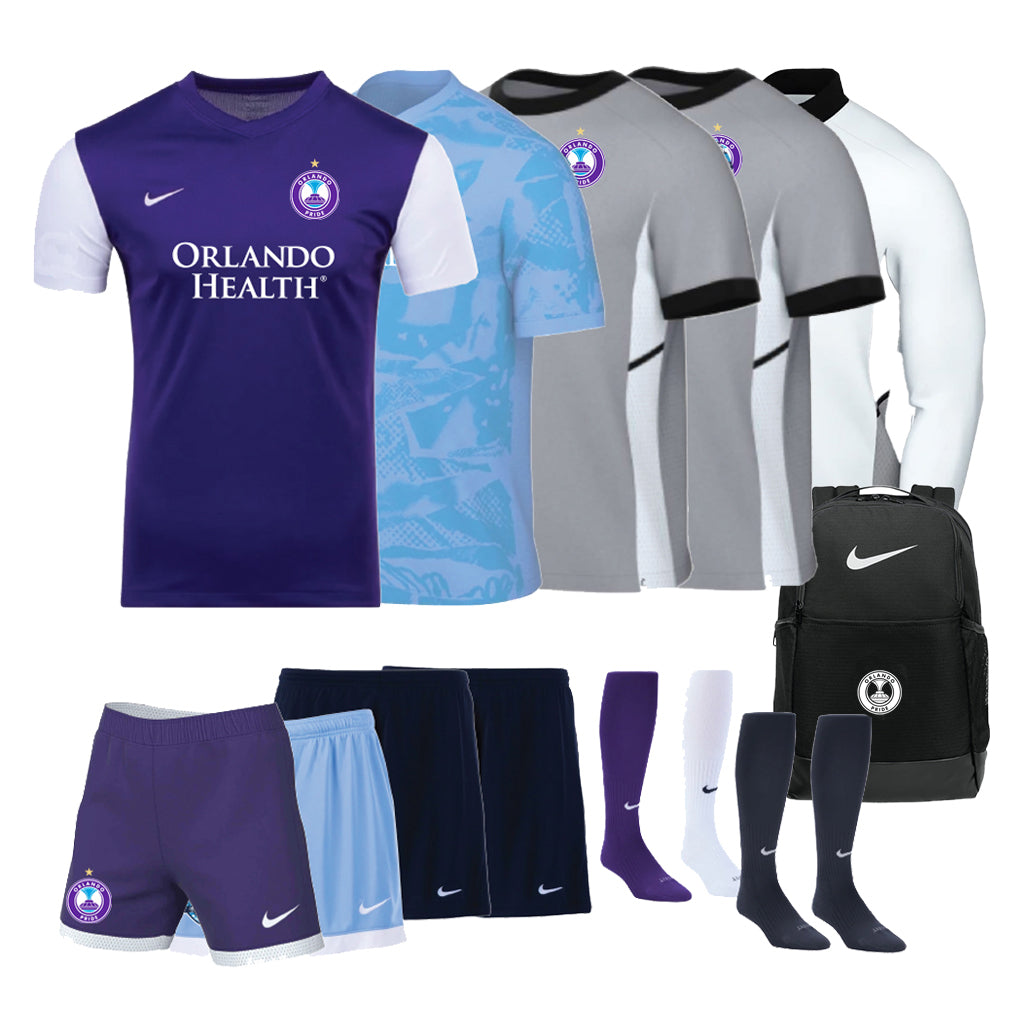 Orlando Pride - Winter Park - New Field Player - Mandatory Kit - Before checkout you can add more individual items