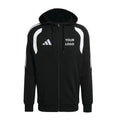 Adidas - Tiro 26 League Sweat Full Zip Hood- Black - with logo