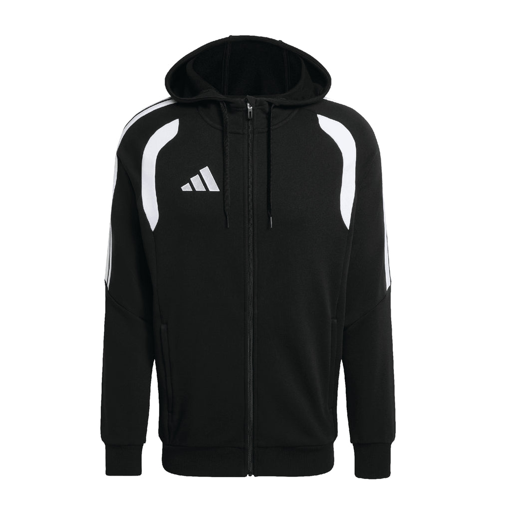 Adidas - Tiro 26 League Sweat Full Zip Hood- Black - with logo