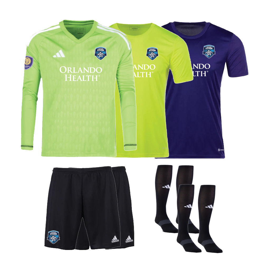 Orlando City - Azzurri Storm Goalkeeper - Mandatory Kit - Additional Items Can Be Added Before Checkout