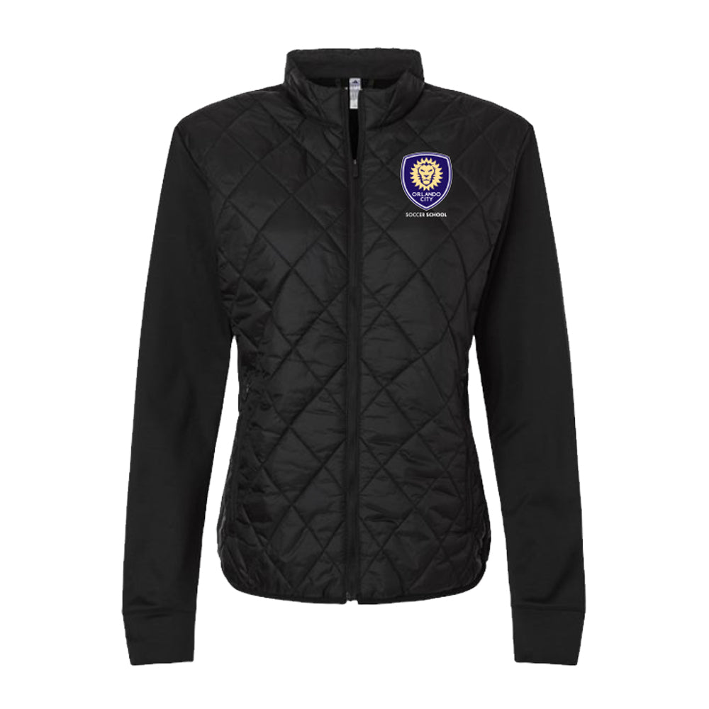 Adidas - Orlando City Women's Ultimate Quilted Full-Zip Jacket - Black