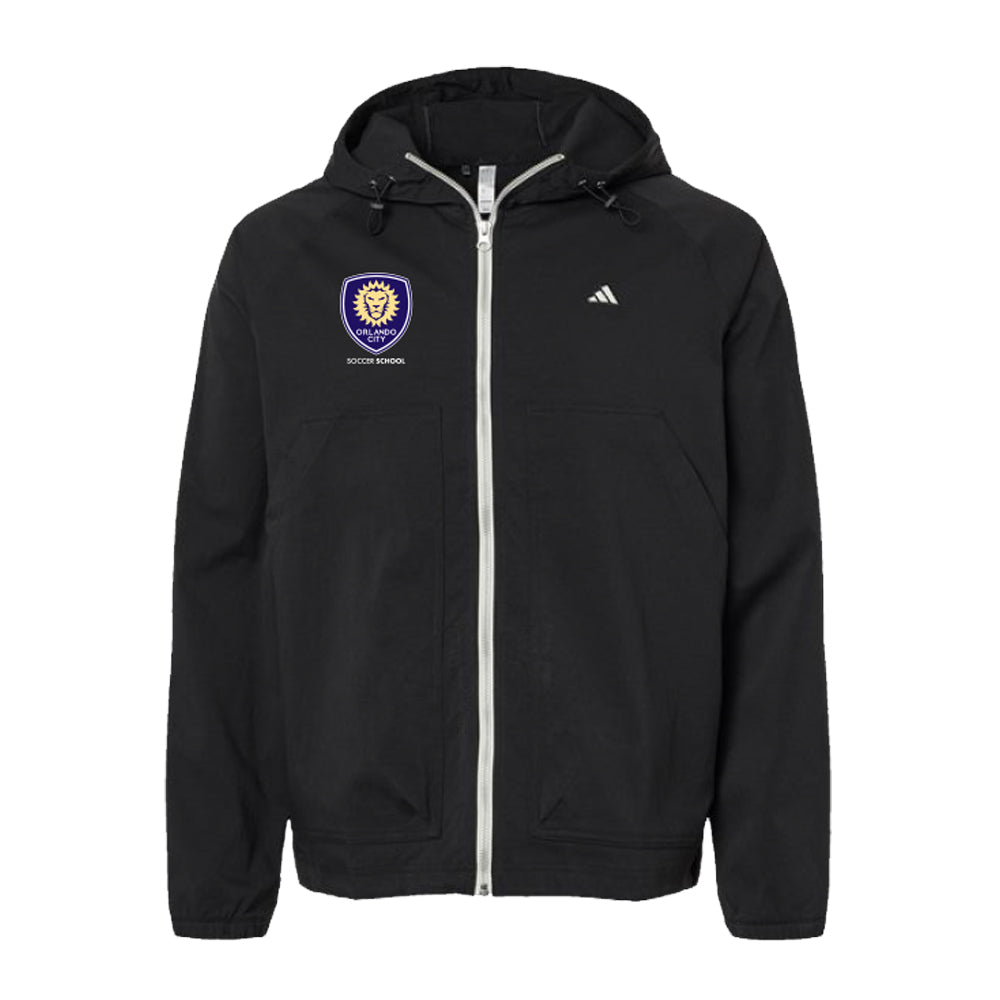 Adidas - Mens Water Repellant Full Zip Jacket - Black