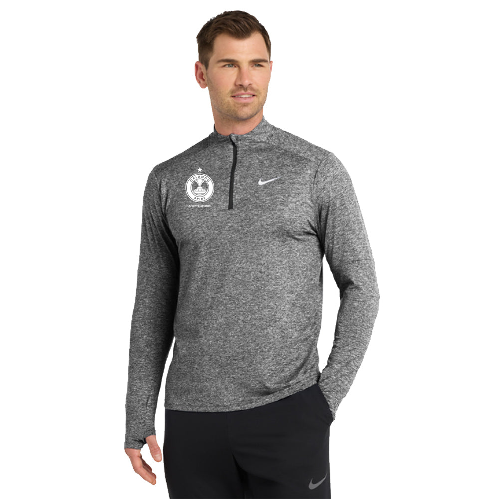 Nike - Mens Nike Dri-FIT Element 1/2-Zip Top - Black Heather