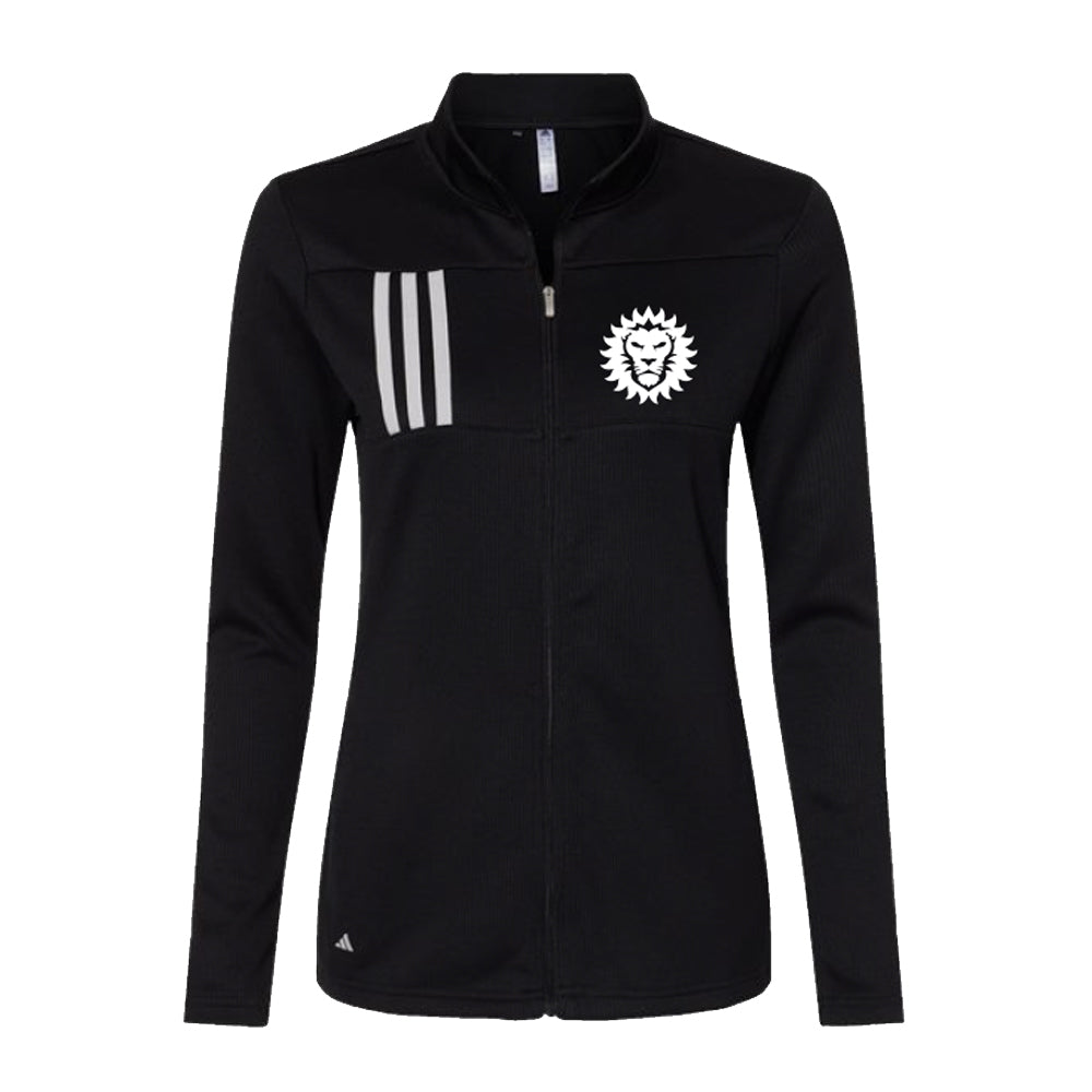 Adidas - Orlando City Womens 3 Stripes Full Zip Jacket - Black