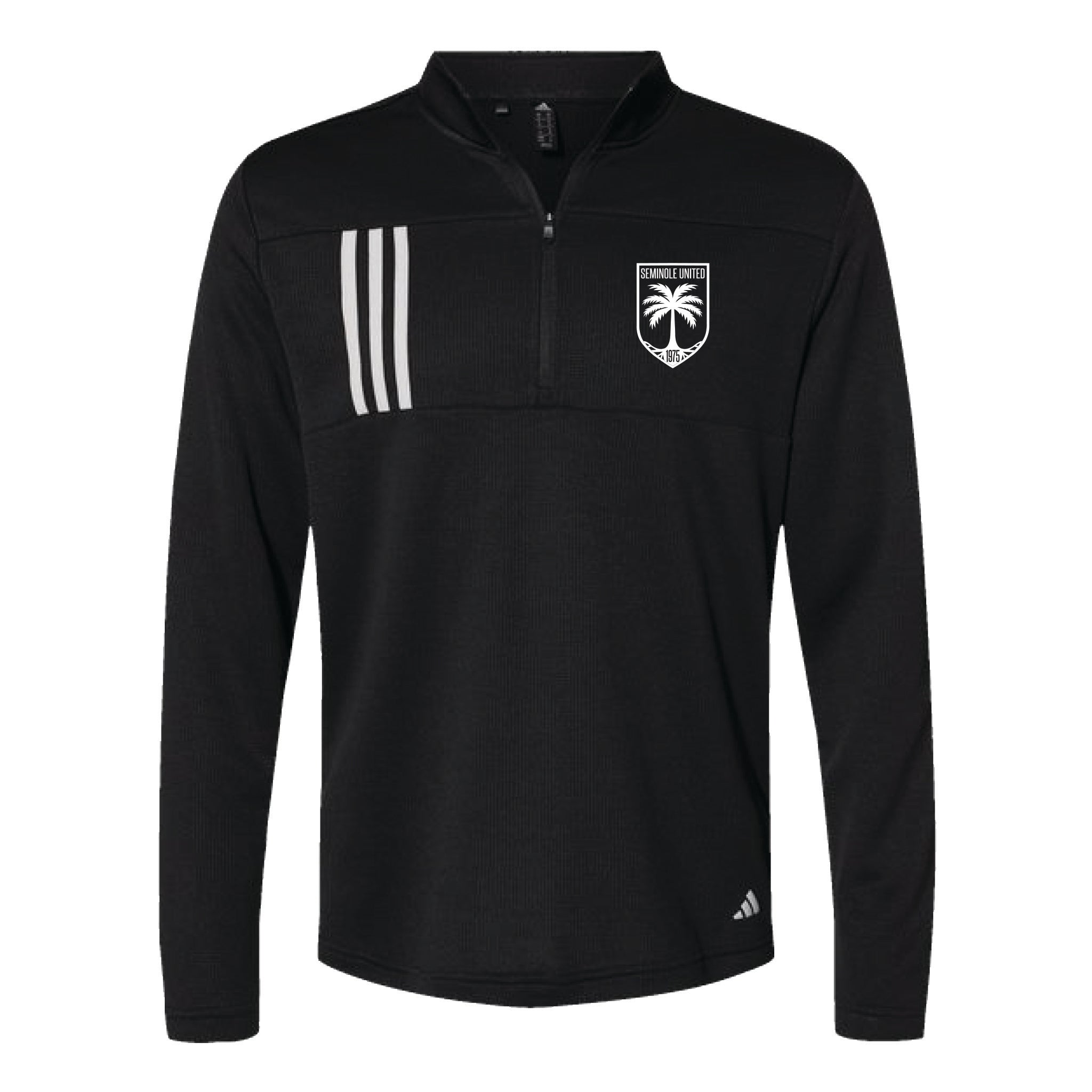 Seminole - Adidas - Orlando City 3 Stripes 1/4 Zip - Black