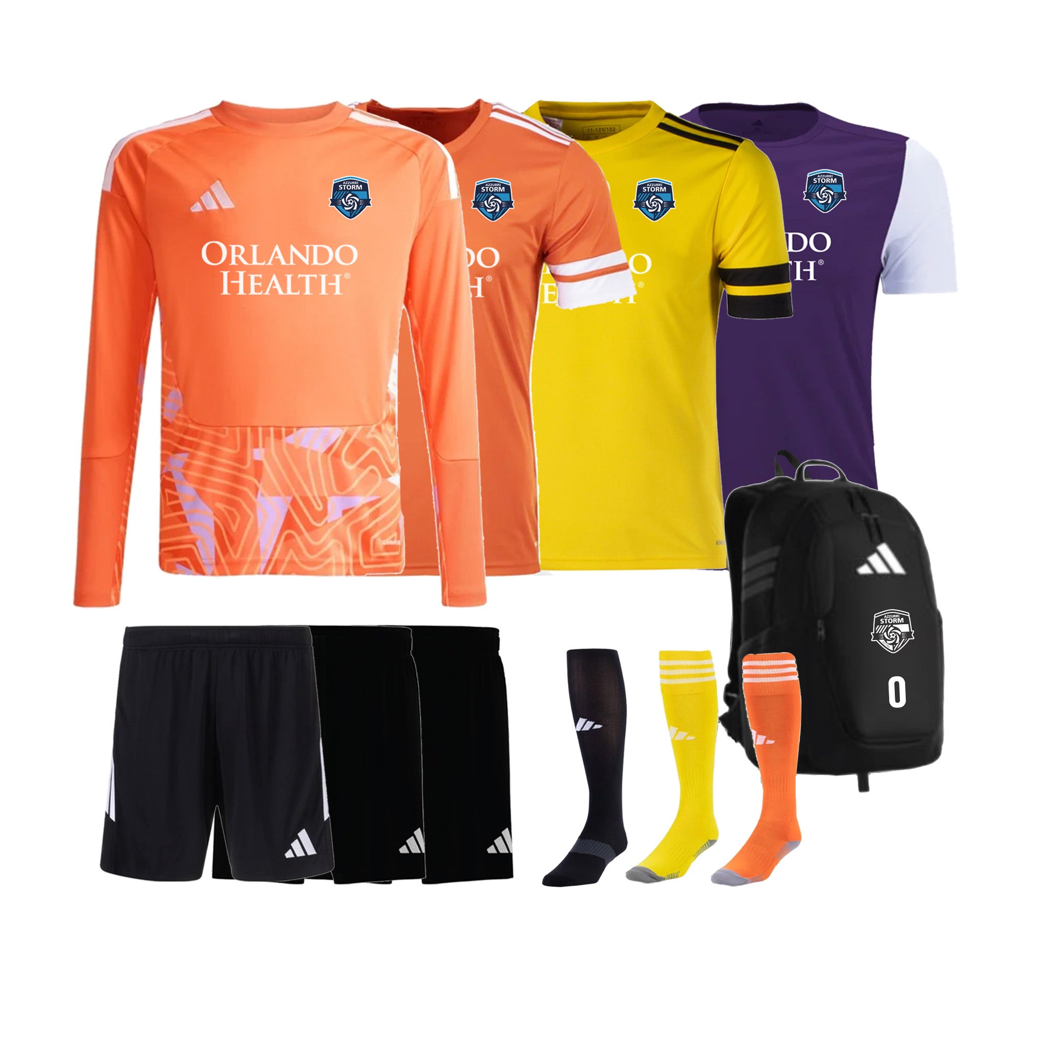 Orlando City - Azzurri - New Goalkeeper - Mandatory Kit - Before checkout you can add more individual items