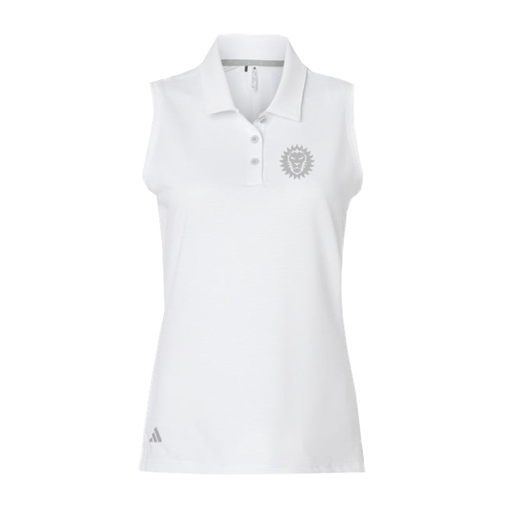 Adidas - Orlando City Womens Ottoman Sleeveless Polo - White