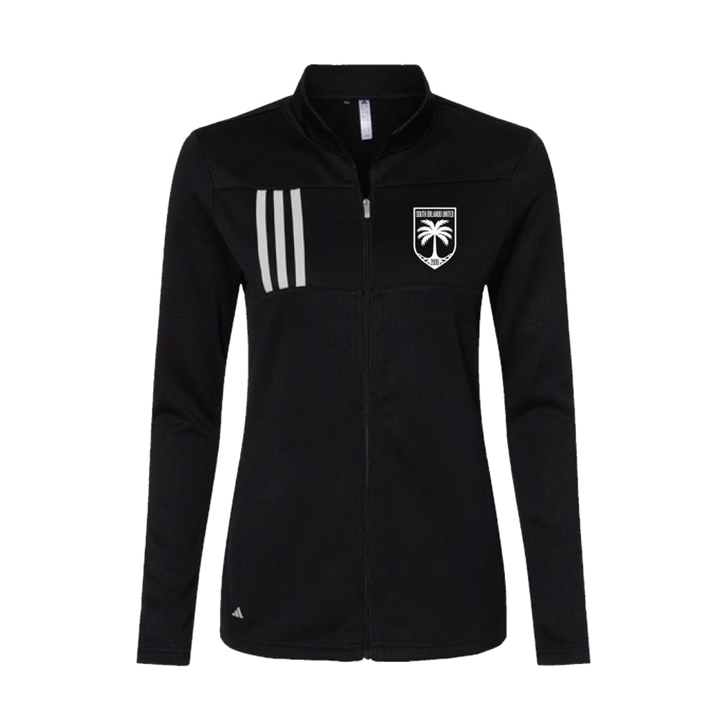 South Orlando - Adidas - Orlando City 3 Stripes 1/4 Zip - Black (Copy)