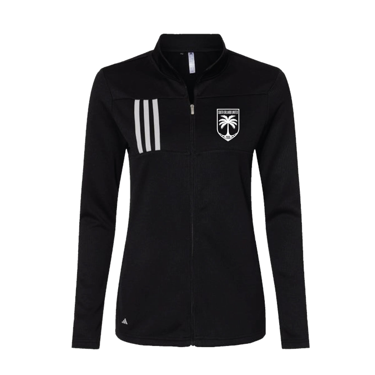 South Orlando - Adidas - Orlando City 3 Stripes 1/4 Zip - Black (Copy)