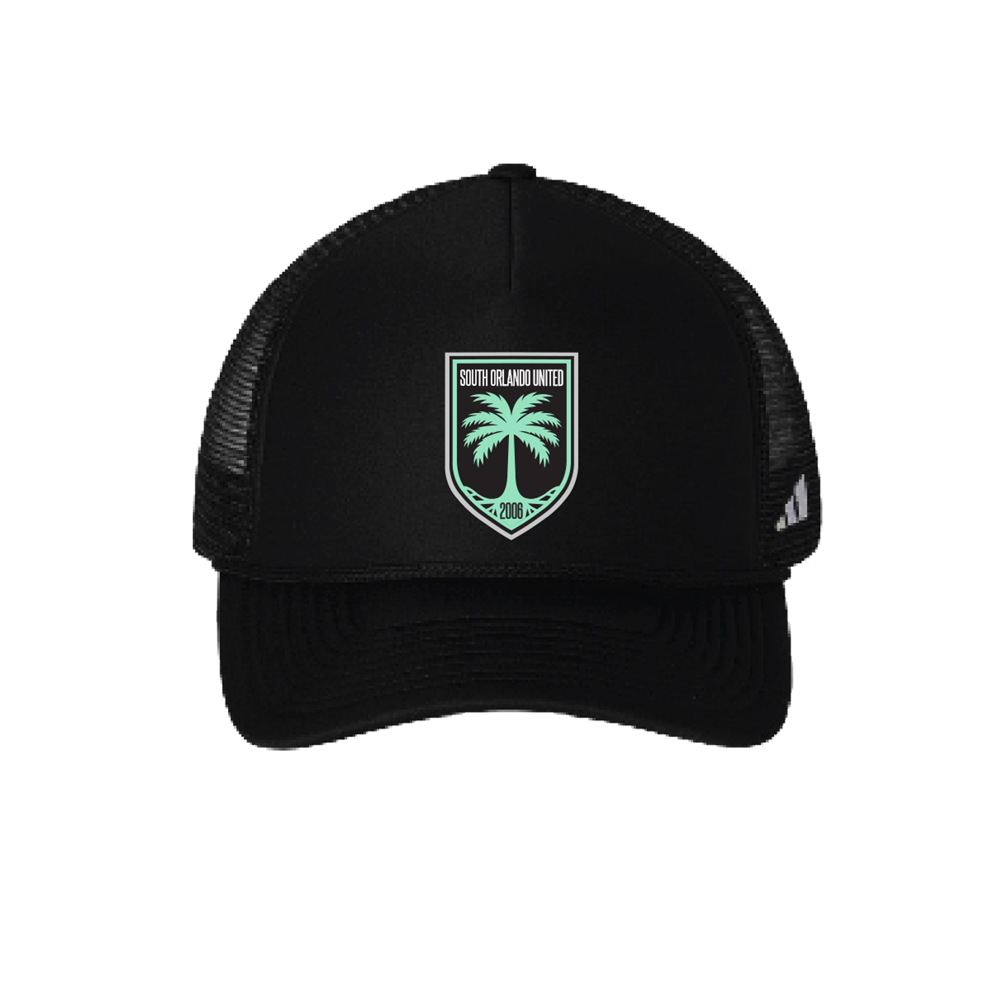 South Orlando Crest - Adidas Trucker Cap - Black
