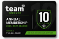 Team10 Soccer Club Annual Membership - OC Clermont