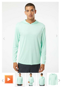 Seminole - Mint Hooded Long Sleeve Dry Fit - Bahamas 220