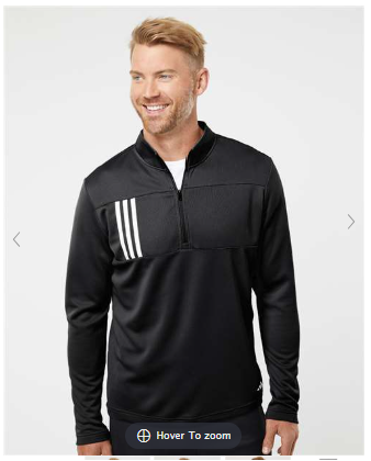 Seminole - Adidas - Orlando City 3 Stripes 1/4 Zip - Black - A482 - A483