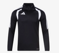Adidas - Tiro 26 League Training Top 1/4 Zip- Black - with logo
