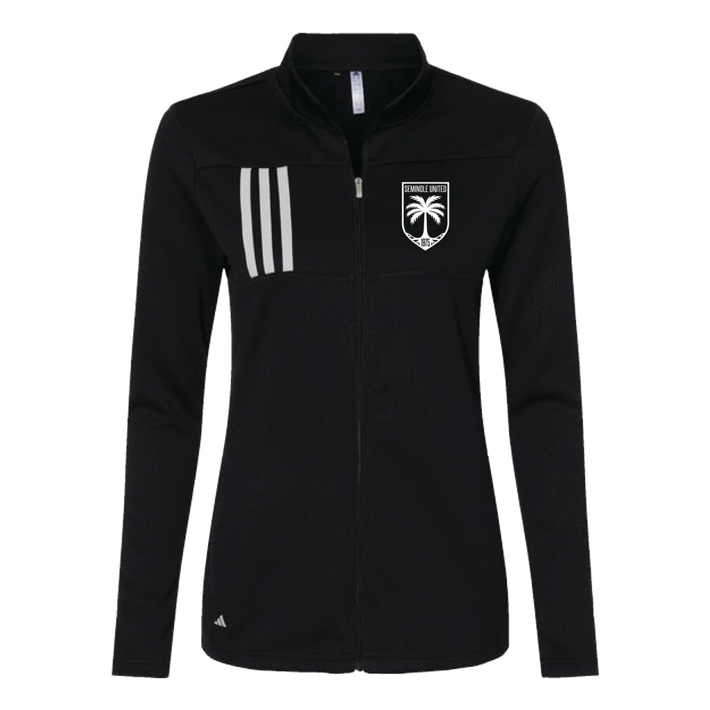 Seminole - Adidas - Orlando City 3 Stripes 1/4 Zip - Black
