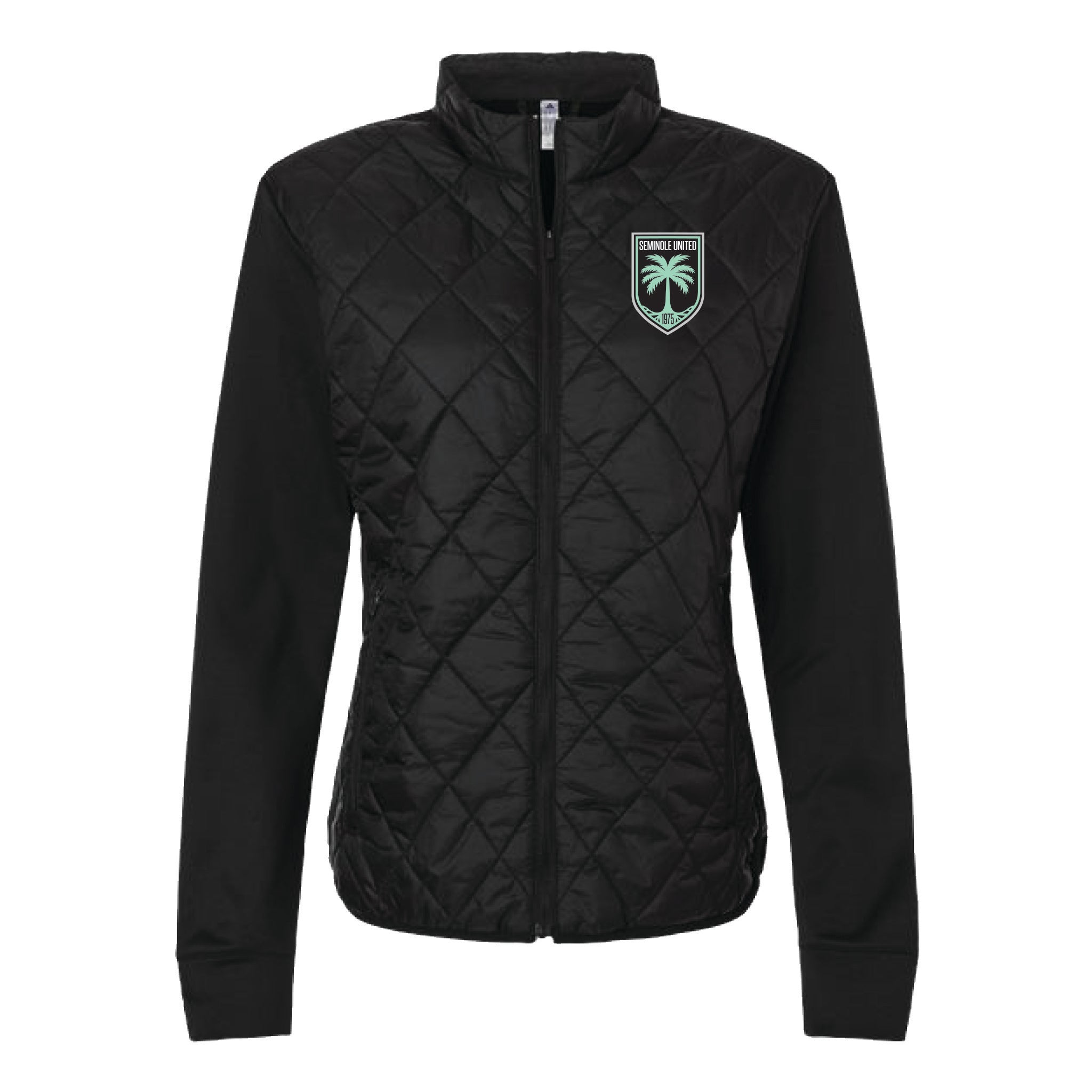 Adidas - 3 Stripes Puffer Full Zip Jacket - Black - A570