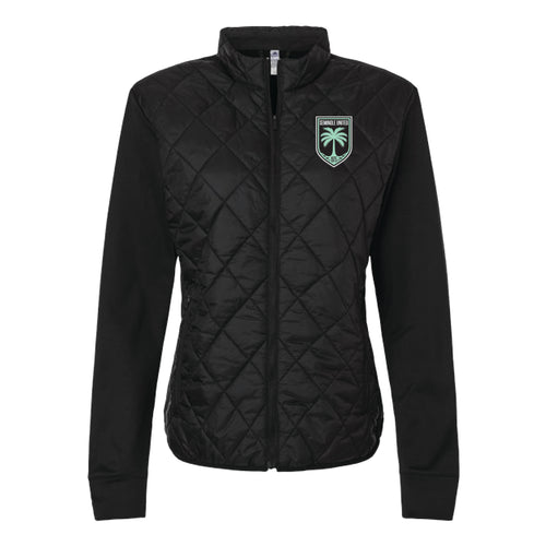 Adidas - 3 Stripes Puffer Full Zip Jacket - Black - A570