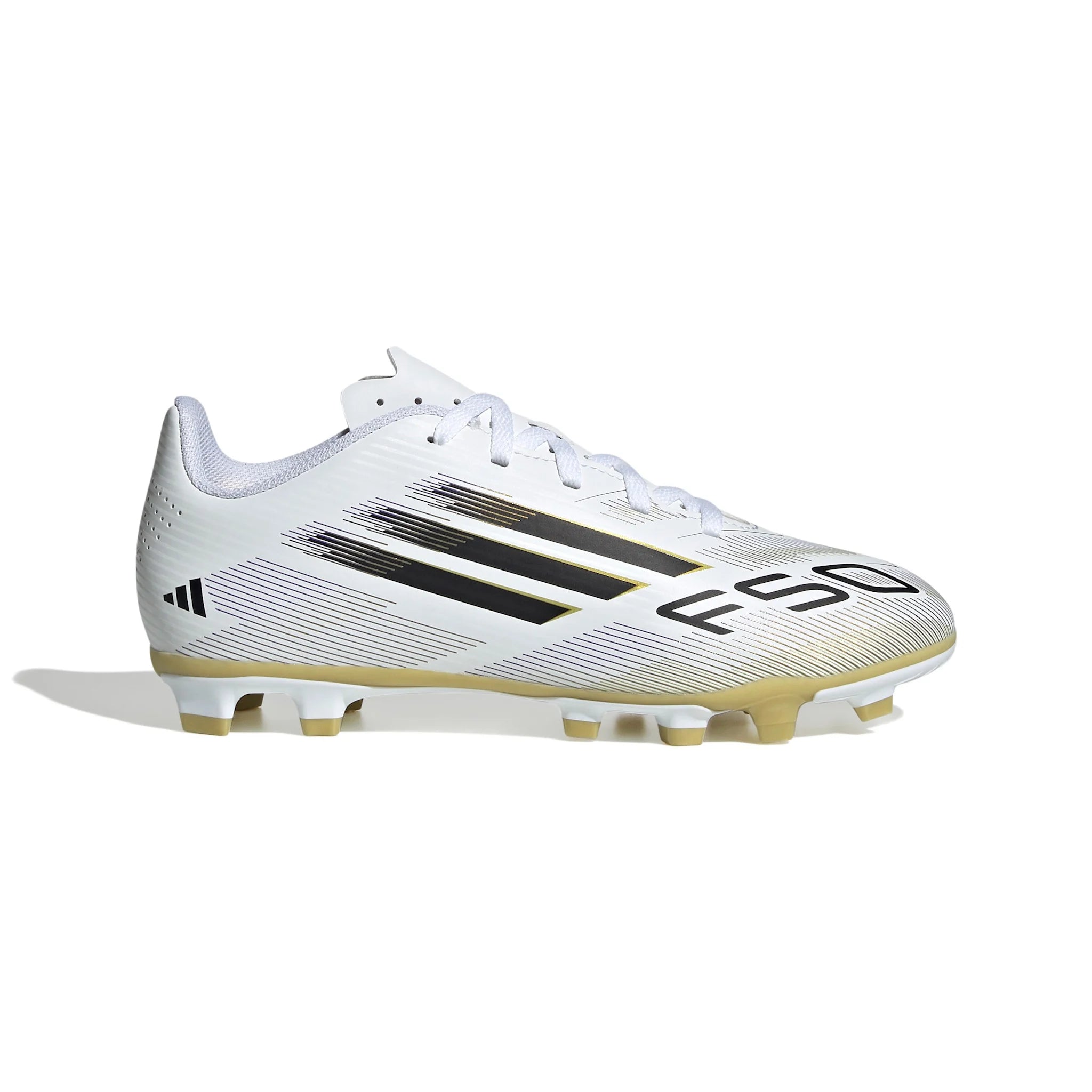Adidas - F50 Club FG/MG Junior - White/Gold