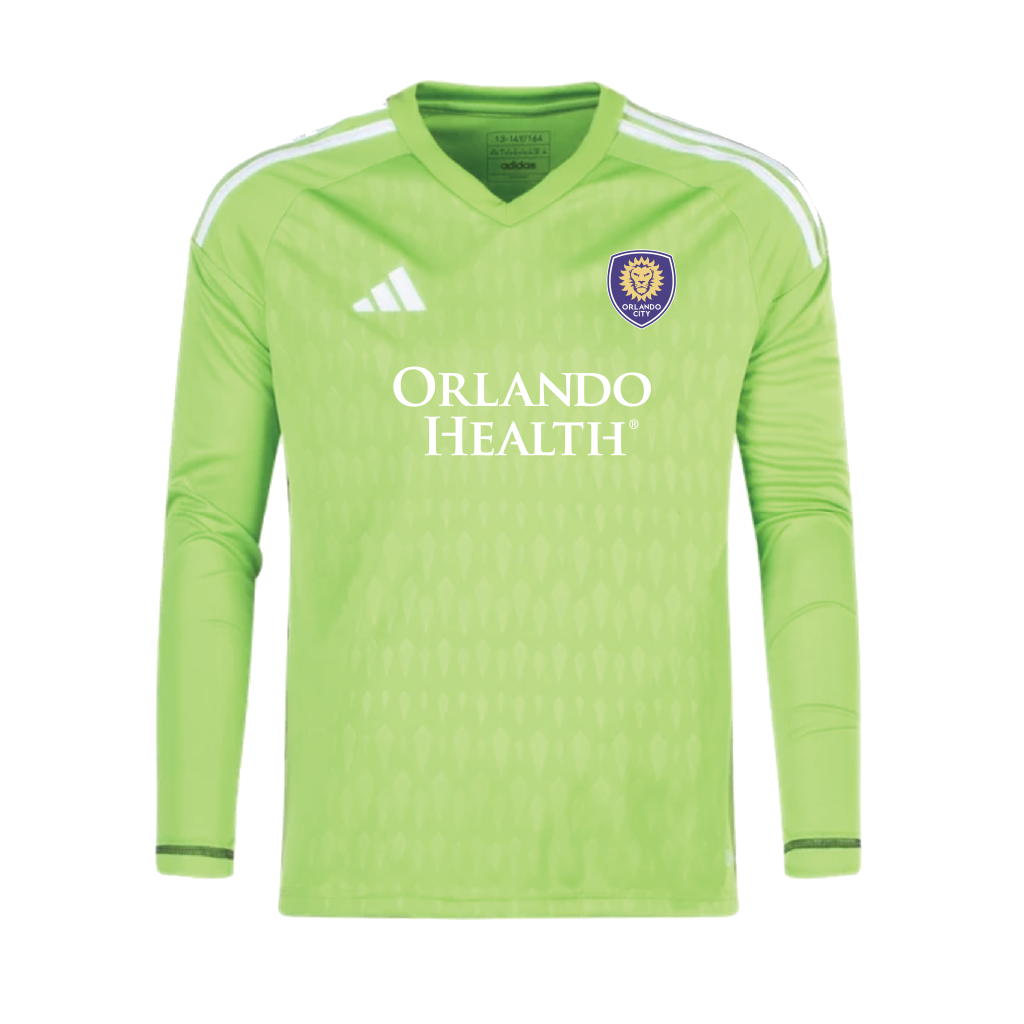 Orlando City SC Blank Green Long Sleeves Goalkeeper Soccer Club Jersey